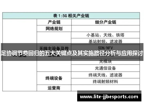 足协调节费回归的五大关键点及其实施路径分析与应用探讨 足协调节费回归的五大关键点及其实施路径分析与应用探讨